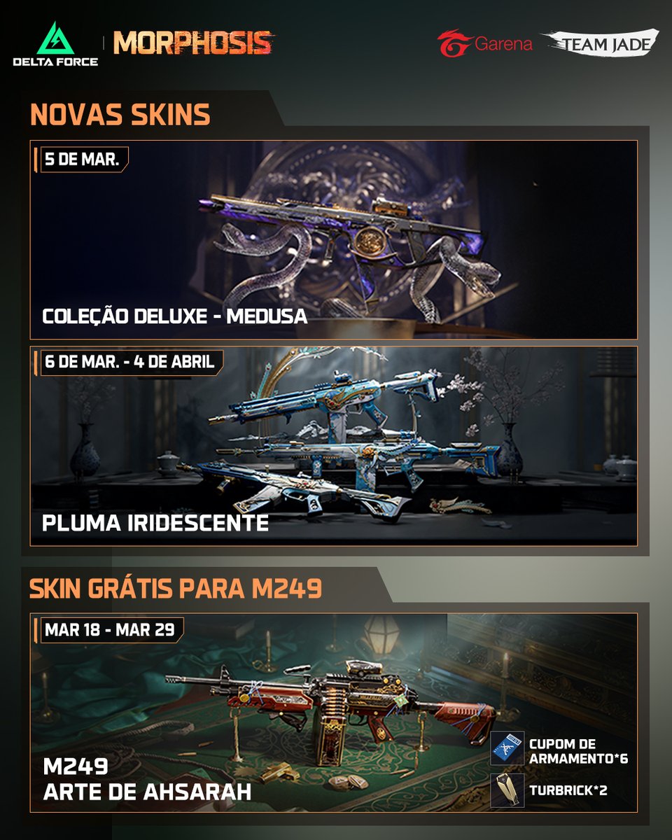 Garena Delta Force Brasil tweet media