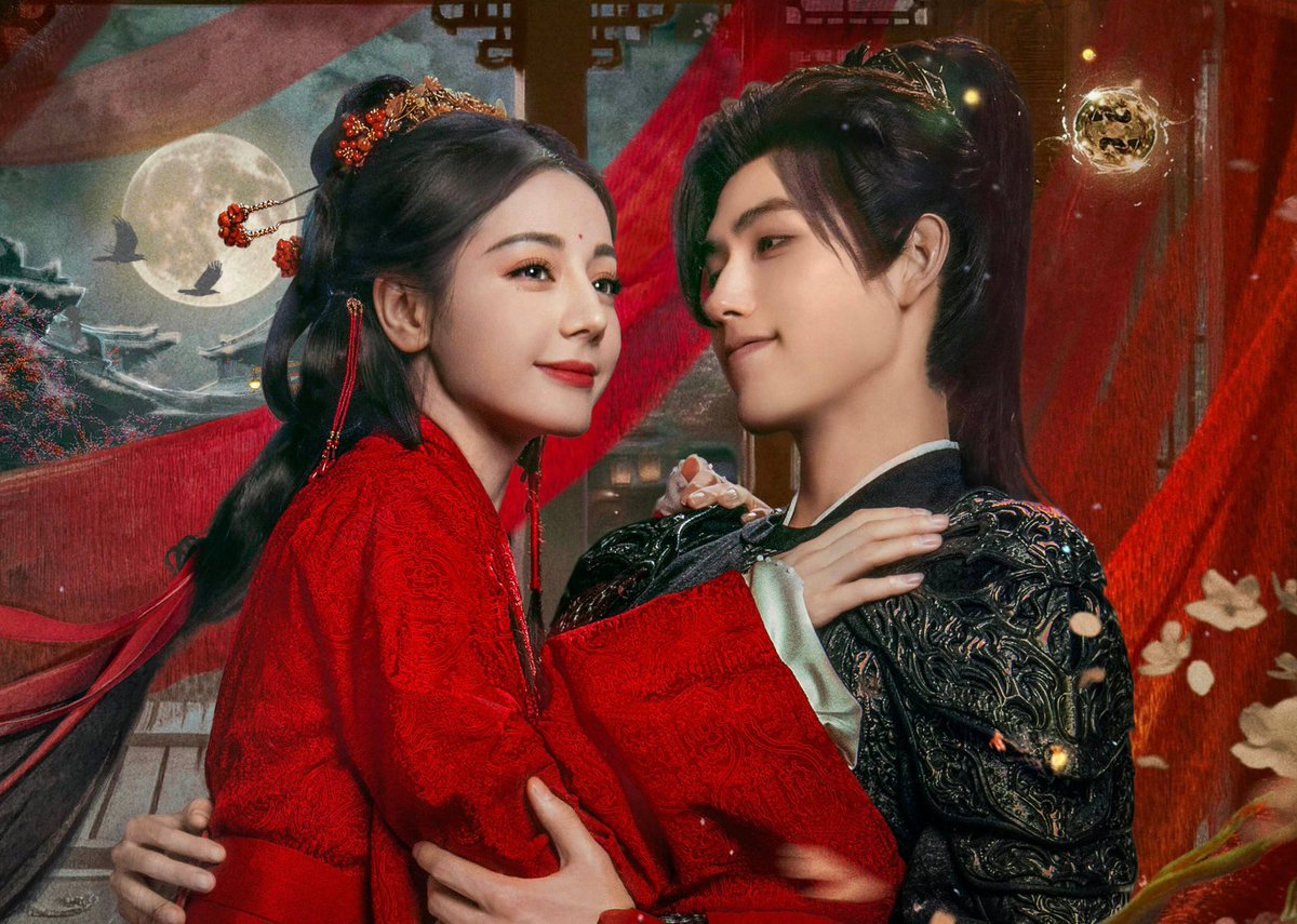 ForCdrama's tweet photo. 🍉 Drama #LoveBeyondTheGrave starring #Dilraba (#Dilireba) #ChenFeiyu is tentatively scheduled to broadcast on Tencent Video on March 27. https://t.co/BHQ5GQn4kg