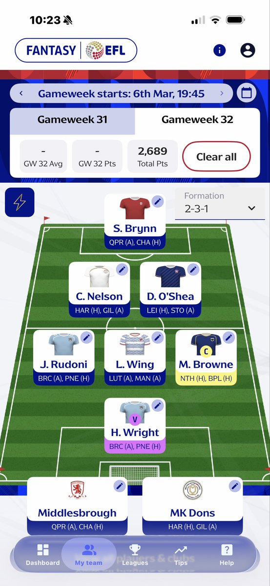 FeffleJoeJ's tweet photo. @FEFLOfficial @FFScout Only 1 change from my experts corner team on Toby Large channel, what do you think FFScout experts? https://t.co/qoHT4iwUaC