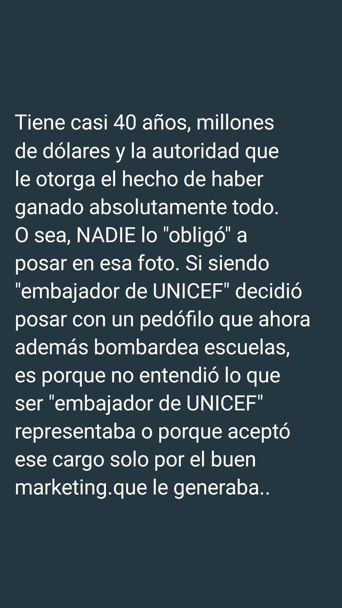 Uno por WhatsApp anda diciendo...