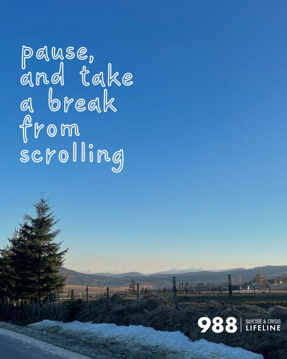 988 Suicide & Crisis Lifeline tweet media