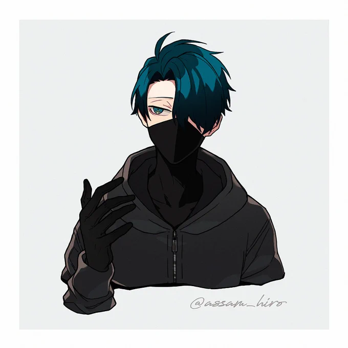 バニさんのキャラクリ、ご自身のイメージの落とし込みがお上手だなぁというのはGTAとかでよく思うけど今回髪色がより立ち絵に近くなってシームレスにお着替え(?)してそう感が凄い良かったな～の絵 #バニラ最強卍