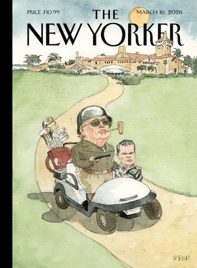 mlcalderone's tweet photo. New Barry Blitt @NewYorker cover: “War-a-Lago” https://t.co/Wd0qac2Cmh