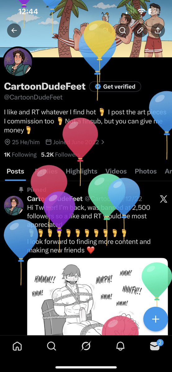 CartoonDudeFeet tweet media