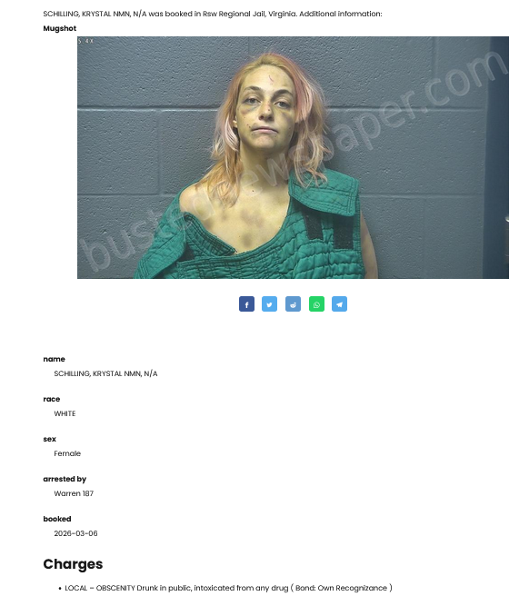 SteelerBrad2023's tweet image. This mugshot got me. Hope she gets the help she needs.