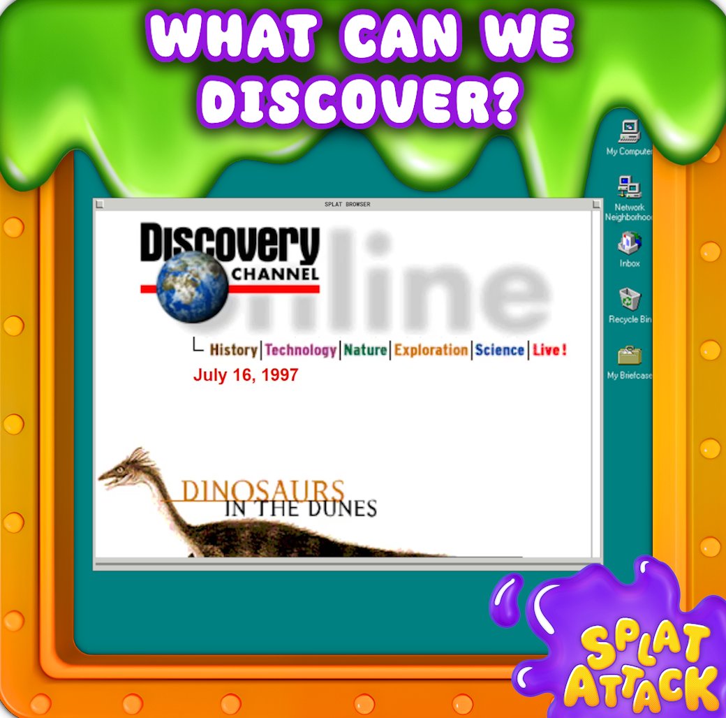 SplatAttackPod's tweet photo. Sitting down as a group digging up the relics of online websites to see what we can... discover... is a lot more fun than one would think. This is especially true when you have a guide such as Jorde.  https://t.co/Il2FhAnAfj #splatattack #splatattackpodcast #podcast #vidcast https://t.co/O7dar2v7D4
