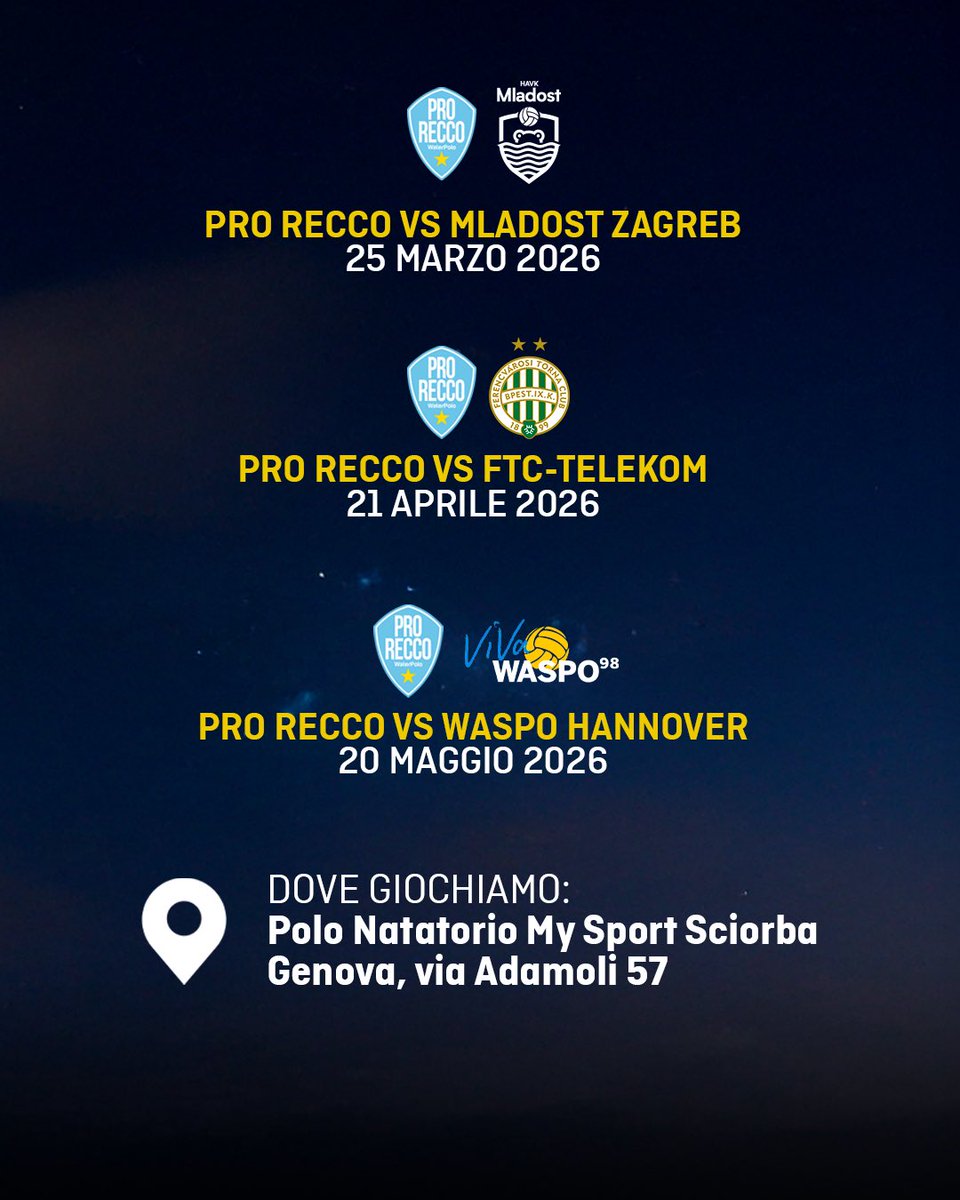 Pro Recco tweet media