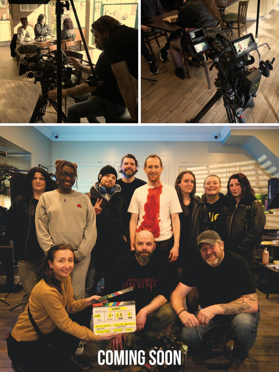 KeithBruton's tweet photo. 🎬 Behind the Scenes: Sharp
.
Sharp, shot on location @Kingfisher_D1 in Dublin, has recently wrapped!
.
A huge congratulations to the fantastic cast and crew who brought this story to life. https://t.co/bu7g0PmdnE
