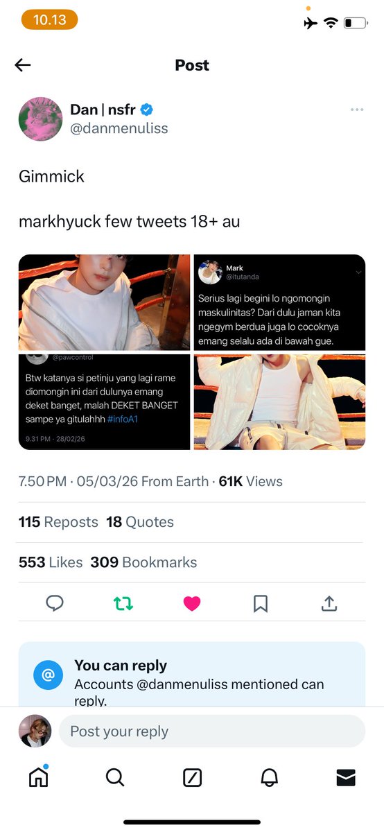 Blue tweet media