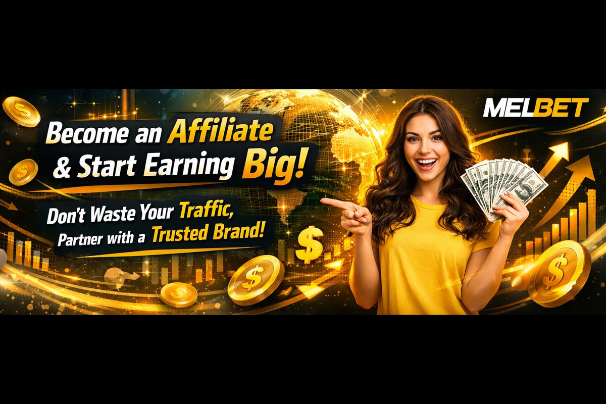 Fuat_melbet's tweet photo. Become a MELBET Affiliate and start earning big!
Don’t waste your traffic — partner with a trusted global brand and get up to 50% commission with weekly payments.

🔗 Join now and monetize your audience today.
https://t.co/pM6i0WICpc

#Melbet #AffiliateMarketing #EarnOnline #AffiliateProgram #DigitalIncome #TrafficMonetization