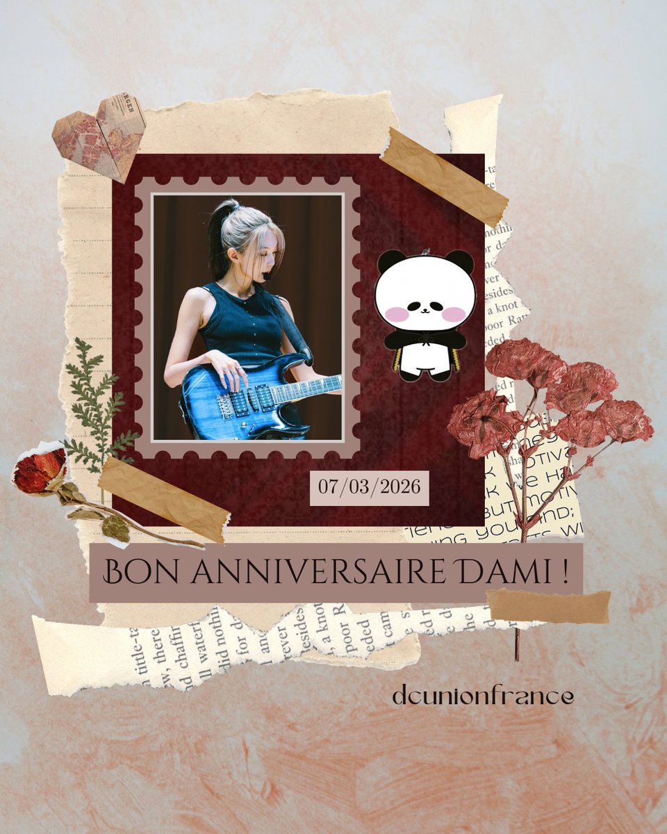 ☾︎ 🐼 - 07.03.26☽︎ 

Les fanbases françaises de Dreamcatcher souhaitent un joyeux anniversaire à Dami 💛

#HappyDamiDay #DREAMCATCHER #드림캐쳐   #Dami #다미 <a href="/hf_dreamcatcher/">드림캐쳐 Dreamcatcher</a>
