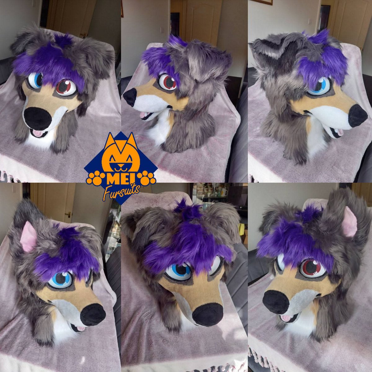 MeiFursuits's tweet photo. It's that time of year where I find the spoons and time to upload all of the work I've been doing behind the scenes! First off, this is Damian from my first time taking commissions at confuzzled.
Ps - sorry if the logo is offputting; there's so many scammers stealing photos. https://t.co/YYL9RghjD4