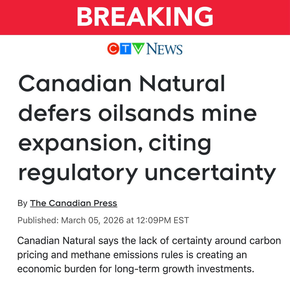 What’s really changed in a year? Maybe the rhetoric, but not the policy. 

Despite Mark Carney’s big talk, anti-development laws are still blocking Canadian energy.