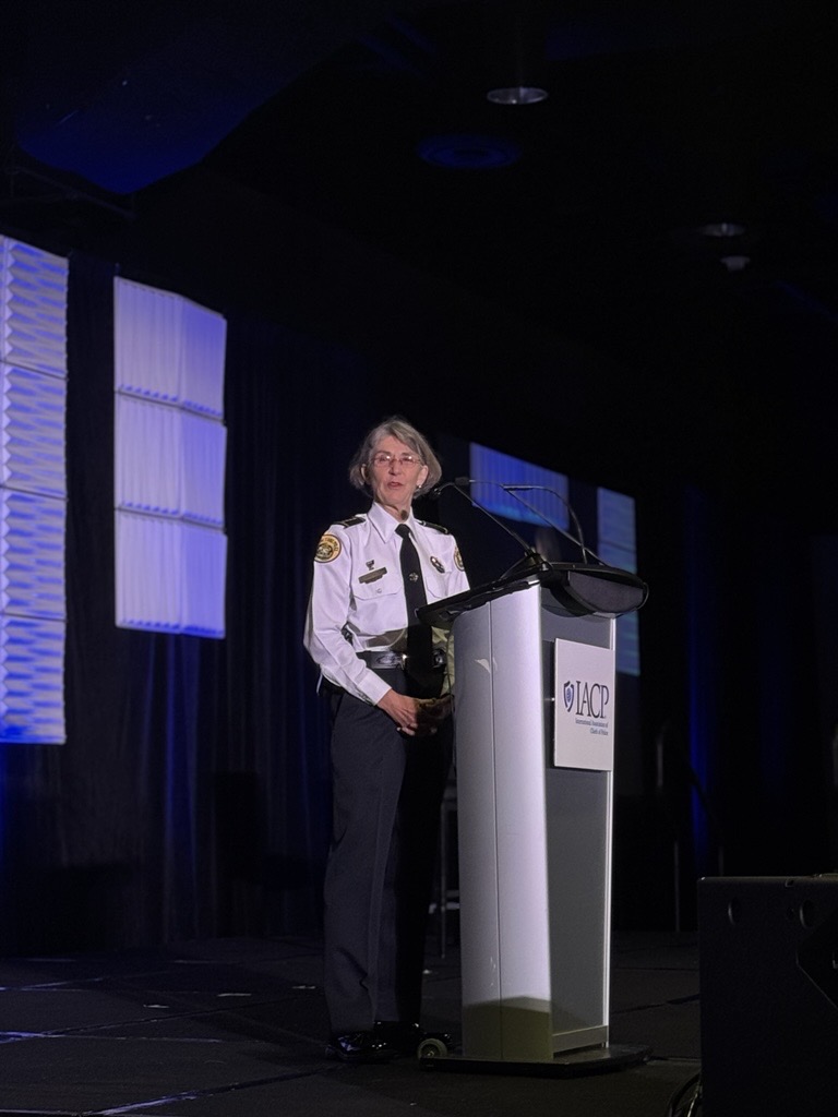 TheIACP's tweet photo. Thank you to Anne Kirkpatrick, Superintendent of the @NOPDNews, who welcomed participants to the 2026 OSW Conference. Superintendent Kirkpatrick emphasized the importance of seeking help & walking alongside peers to guide them with support & intervention. #IACPOSW https://t.co/0OUNCXcfDb