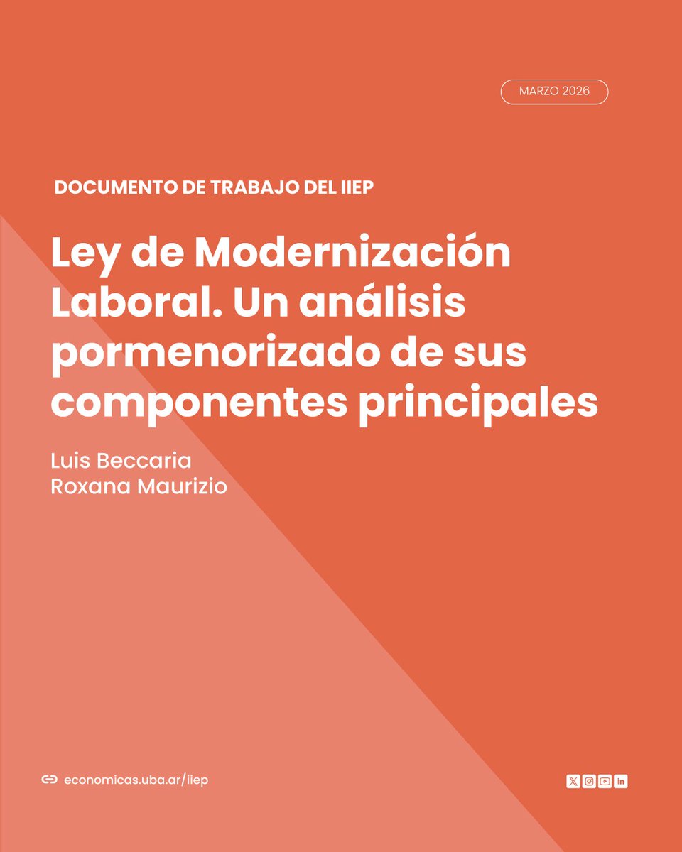 Instituto Interdisciplinario de Economía Política tweet media