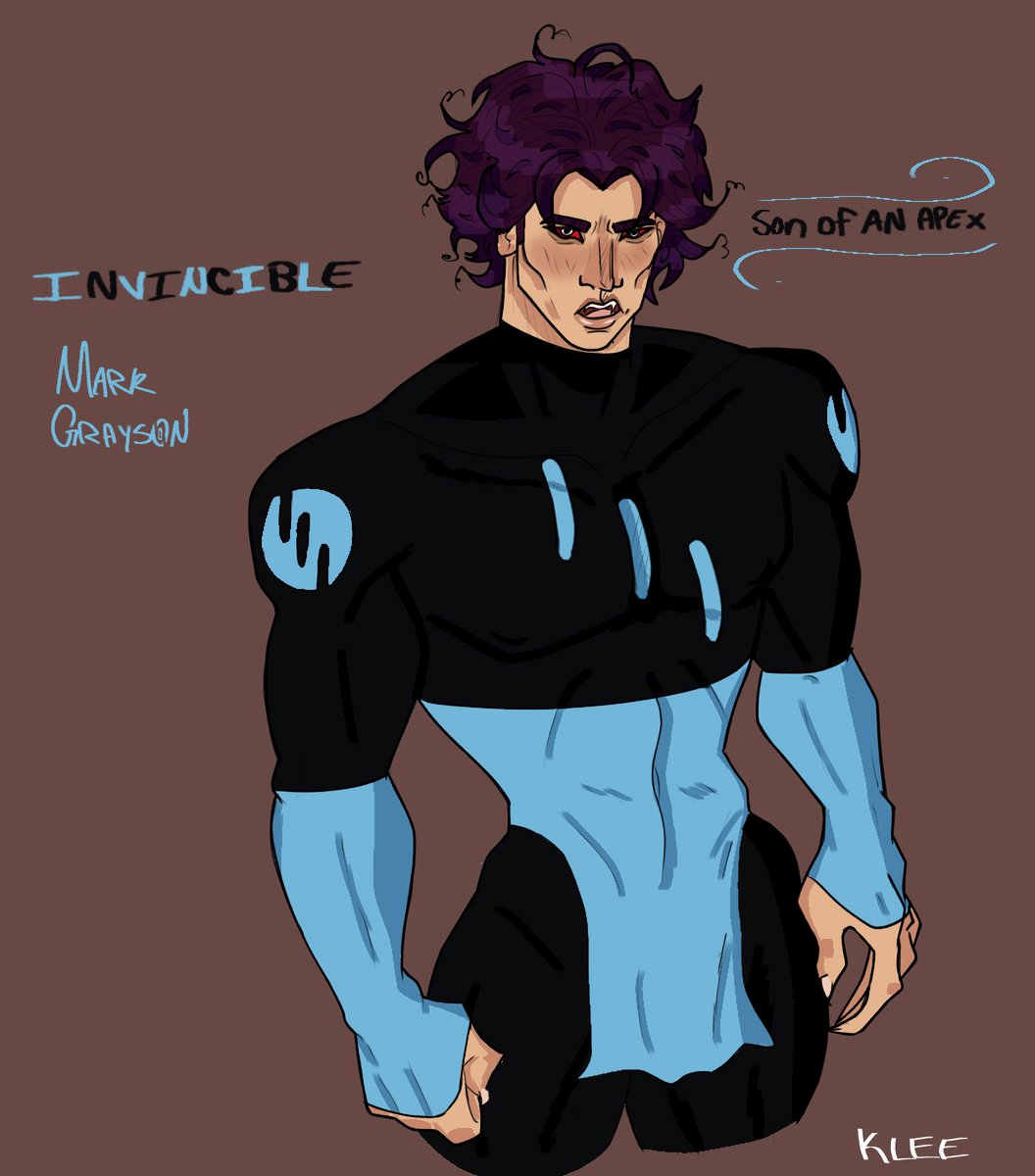 mrkleetorris's tweet photo. i drew karma's son .. 

#INVINCIBLE #MARKGRAYSON #VARIANT #INVINCIBLEVARIANT https://t.co/gNhAzpS11l