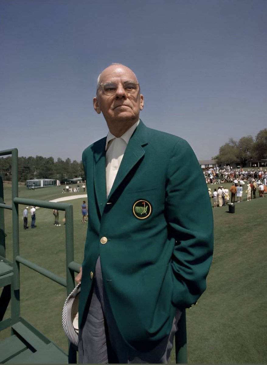 Born on this day in 1894, Clifford Roberts was the driving force behind the creation of Augusta National &amp; The Masters.

From introducing the first leaderboards to perfecting the tournament's atmosphere, his obsession with detail transformed golf. He was a remarkable visionary.