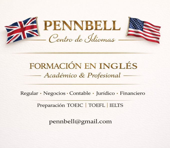 Amigos, necesito de su ayuda (un RT y me gusta). Tengo pocos alumnos en este momento y yo mantengo mi hogar. Se los agradecería mucho. 🙏

🔴  Profesora de inglés certificada con más de 25 años de experiencia ofrece CLASES PARTÍCULARES DE INGLÉS ONLINE.

#WhatsApp+584126031500