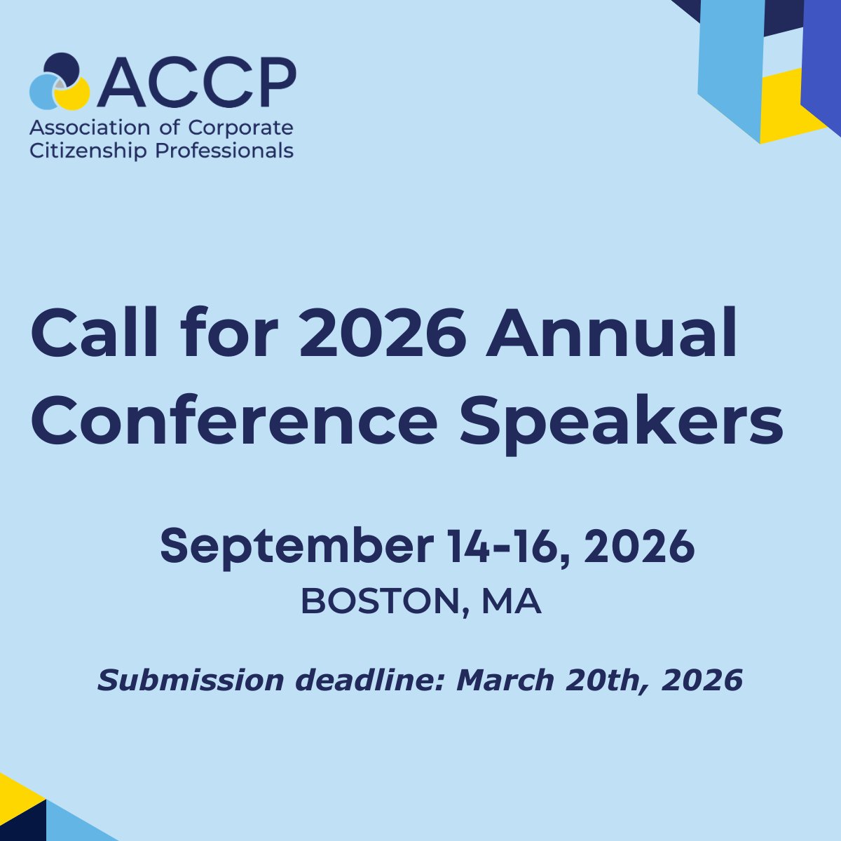 Association of Corporate Citizenship Professionals tweet media