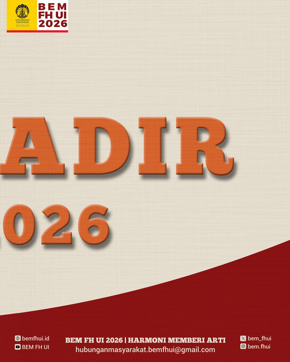 BEM FH UI 2026 tweet media