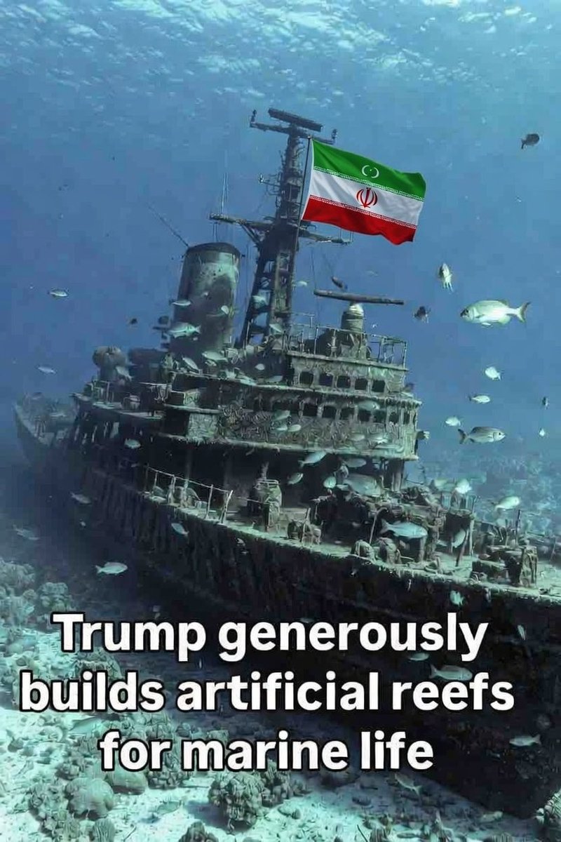 Trump builds artificial reefs!