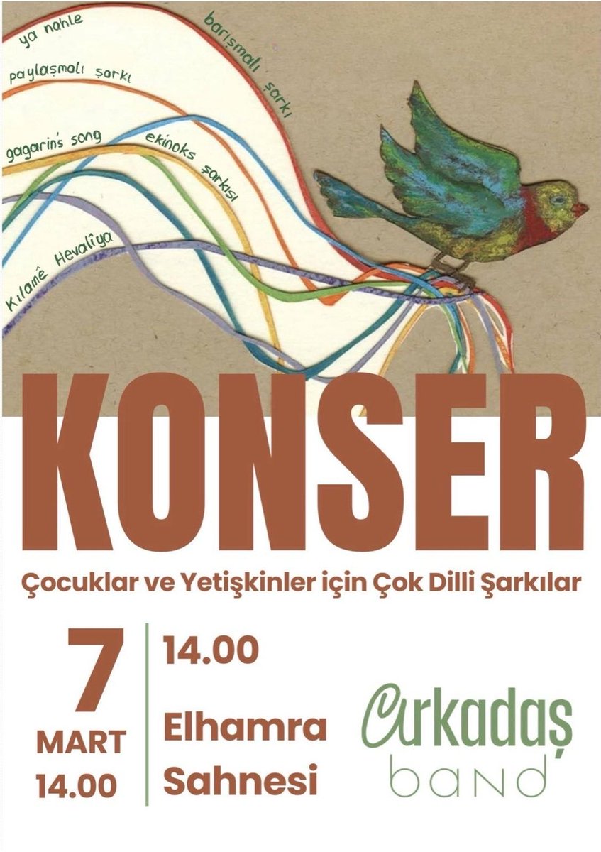 Yarın Arkadaş Band konserinde Gagarin’i de söyleyeceğiz gençler ve genç kalanlar, kaçırmayın.
