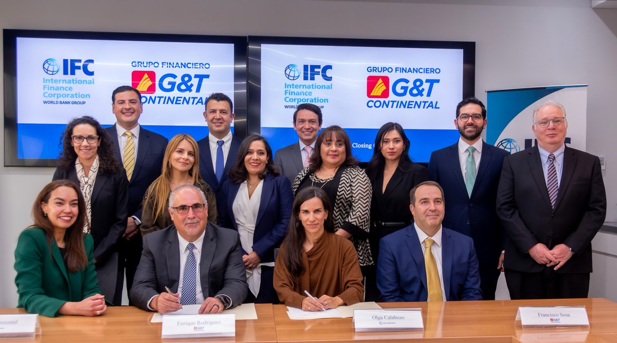 IFC_LAC's tweet photo. 𝐔𝐧𝐚 𝐚𝐥𝐢𝐚𝐧𝐳𝐚 𝐪𝐮𝐞 𝐢𝐦𝐩𝐮𝐥𝐬𝐚 𝐨𝐩𝐨𝐫𝐭𝐮𝐧𝐢𝐝𝐚𝐝𝐞𝐬 𝐲 𝐫𝐞𝐬𝐢𝐥𝐢𝐞𝐧𝐜𝐢𝐚 𝐞𝐧 𝐆𝐮𝐚𝐭𝐞𝐦𝐚𝐥𝐚 🇬🇹

IFC invertirá hasta USD 200 M en @gytcontinental para promover mipymes, acceso a vivienda y finanzas sostenibles.

Conoce más ➡️ https://t.co/ZDg9soUilU https://t.co/CEXk31Vr3H