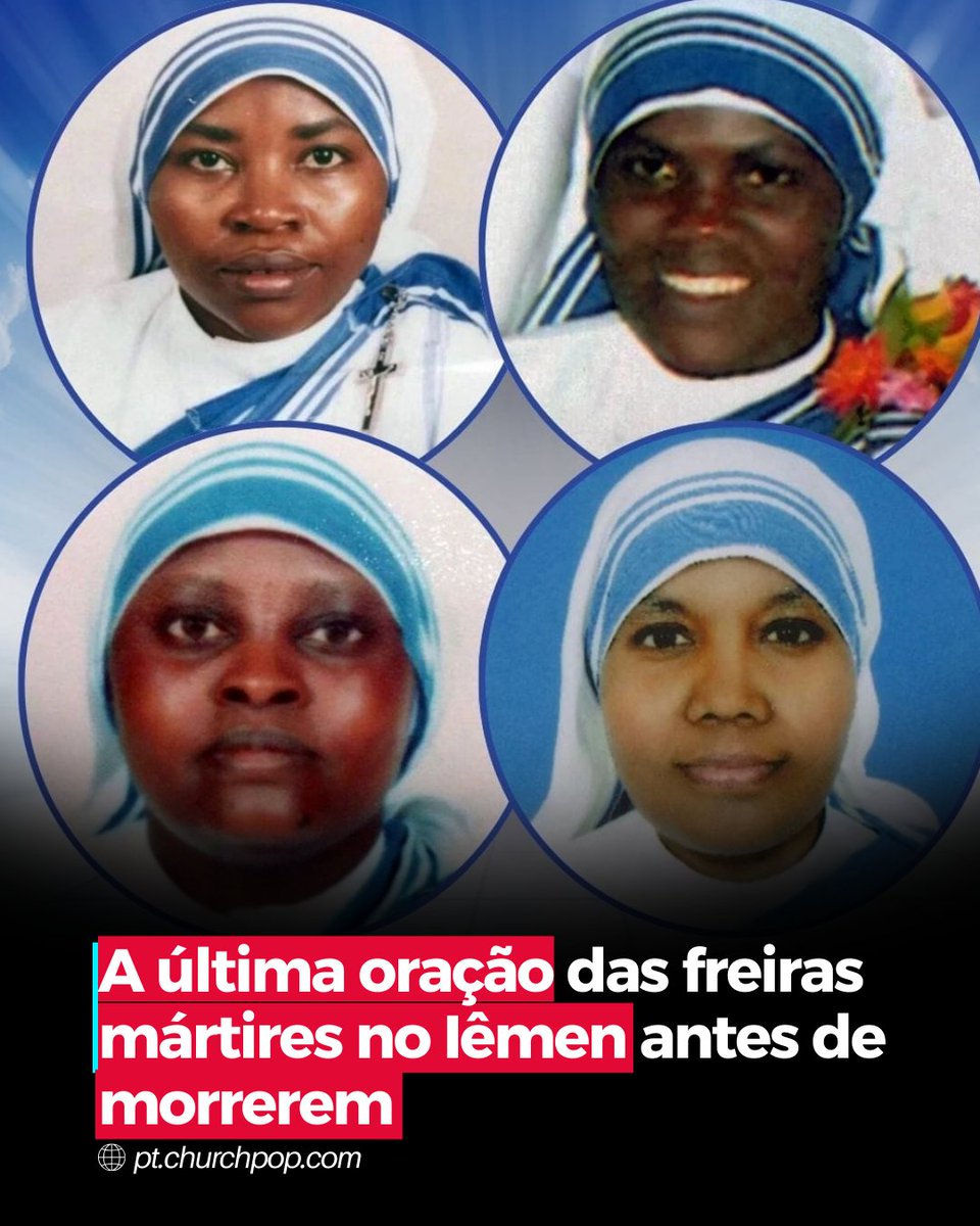 Há 10 anos, no dia 4 de março de 2016, um ataque terrível ocorreu no convento das Missionárias da Caridade e na casa de repouso para idosos e deficientes em Aden, no Iêmen.

Homens armados invadiram o local e m4taram 16 pessoas, incluindo quatro irmãs religiosas:
Irmã Anselm,