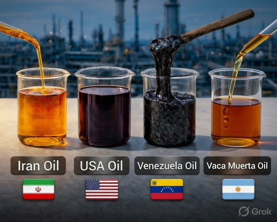 No todo el crudo es igual

La guerra de Iran está sacando del mercado crudo más liviano y refinable

En este contexto, el petroleo de Vaca Muerta tiene muy buena pinta

Muy Positivo-
