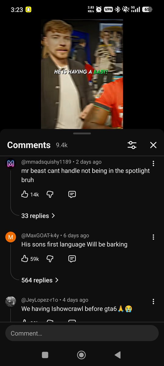 A_B3an96's tweet photo. @MrBeast Biggest cunt going https://t.co/XZrC4uRR15