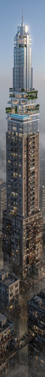 Ultra-tall skyscraper sample