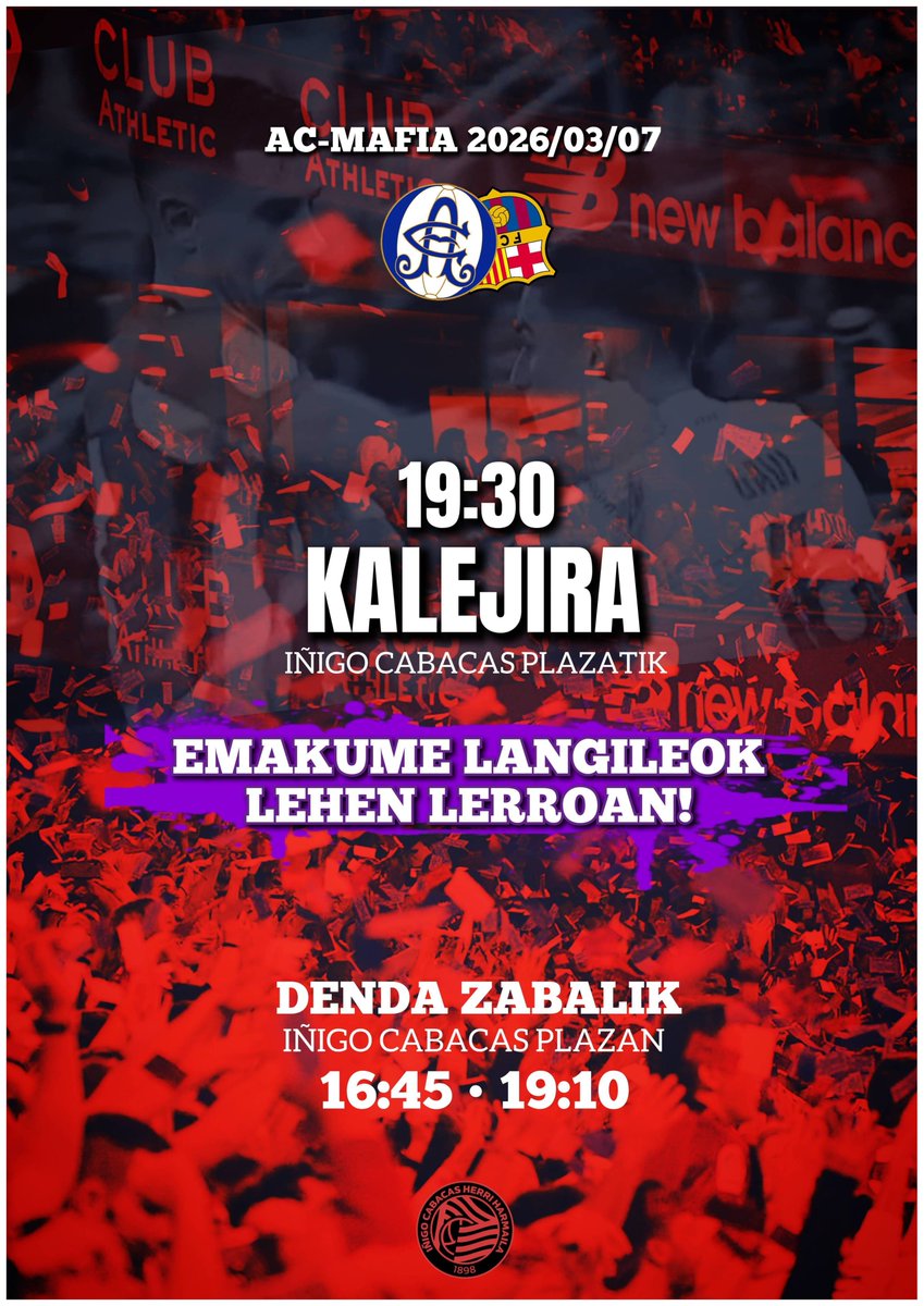 ICHHarmaila's tweet photo. Giroa harrotuz momentu gatzetan! 

📍19:30 kalejira IC plazatik. 

✊🏻 Emakume langileok lehen lerroan! https://t.co/IMG2wwd9Xu