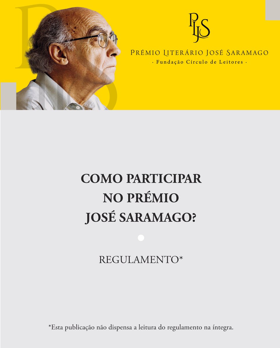 Prémio Literário José Saramago tweet media