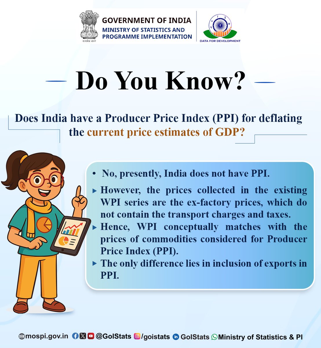 Ministry of Statistics & Programme Implementation tweet media