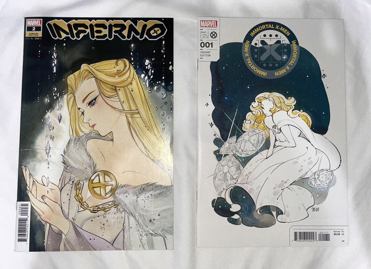 latest comic scores. peach momoko’s emma frost i love you