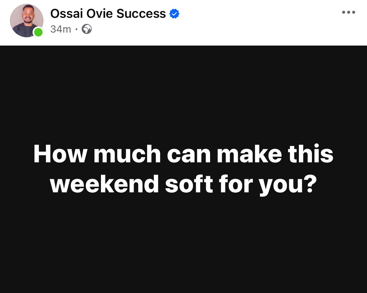 OSSAI OVIE SUCCESS tweet media