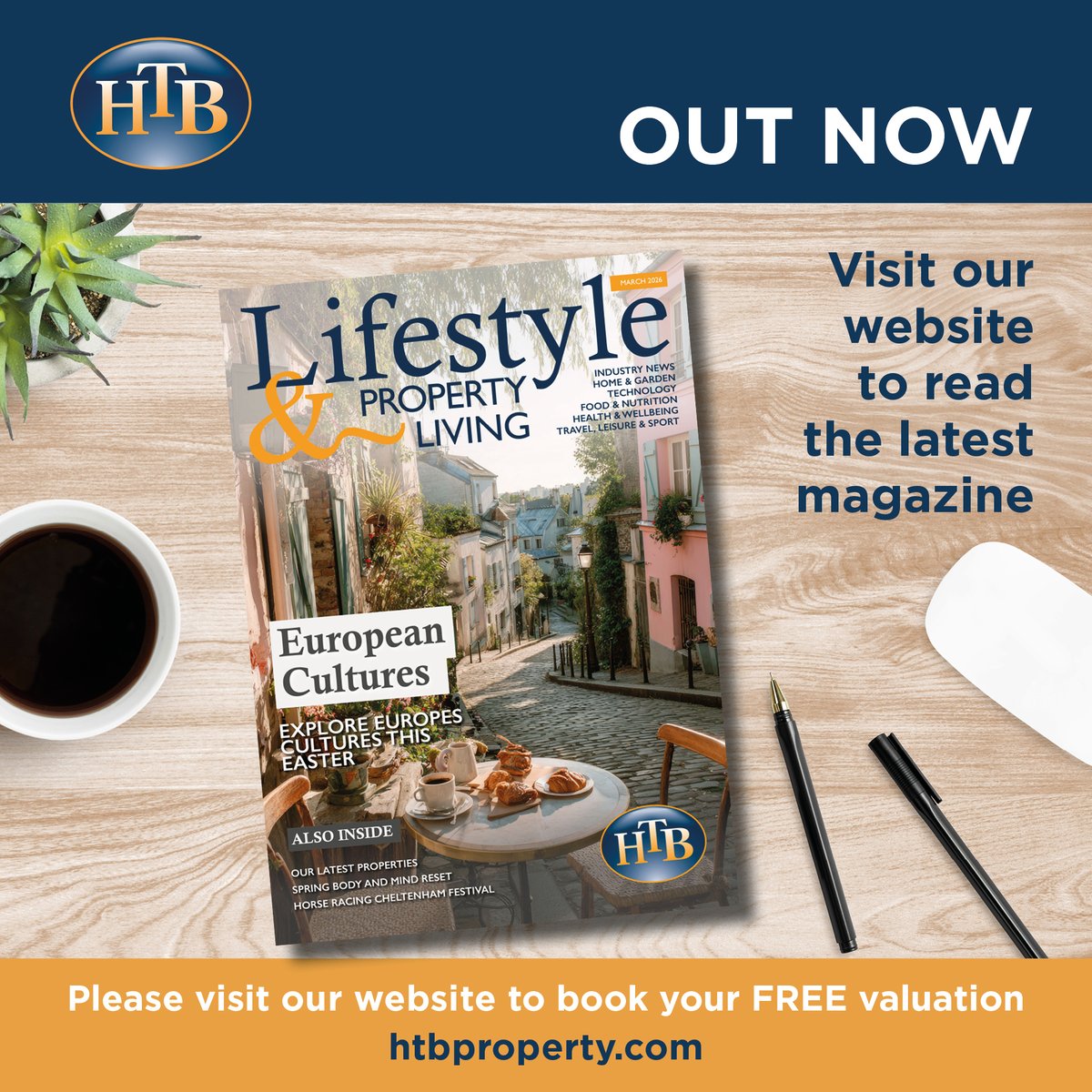HTBproperty's tweet photo. Our March magazine is out now! Click, tap, or copy &amp; paste the link below to check out the new edition and your very own digital copy! #March #Magazine #EstateAgentsUK

https://t.co/mayu9CTMr5 https://t.co/B2F9zrwBWI