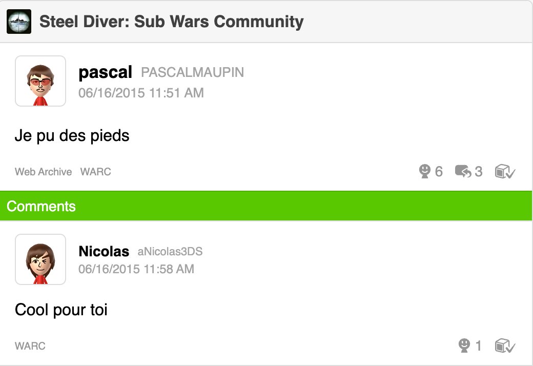 Tréfonds du Miiverse tweet media