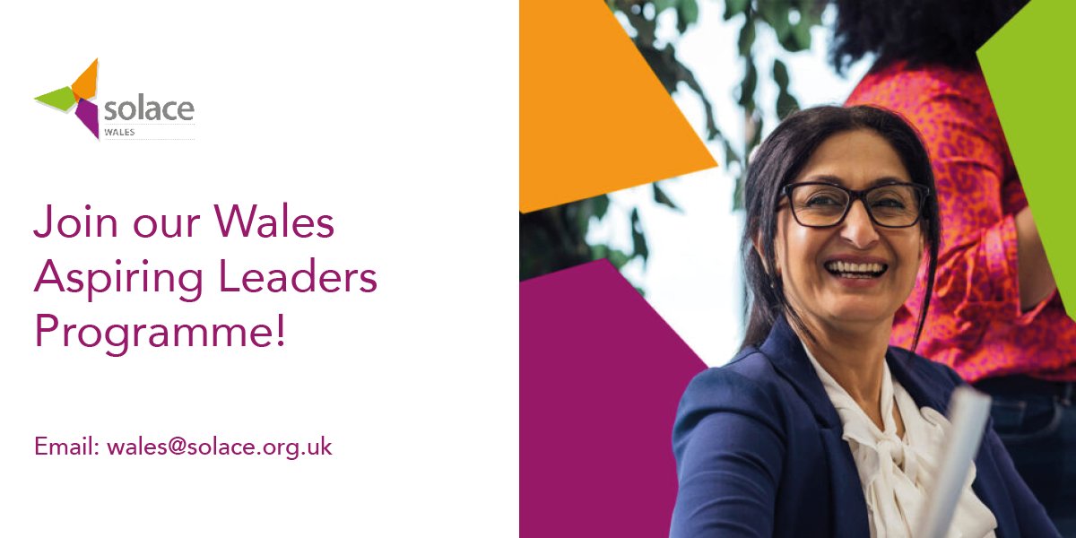 🌠 Chief Executives: back your next senior leader in Welsh local government. Who's your next rising star?

12 months development Includes: 1:1 CEO/Director mentoring, workshops + a senior peer network.

Deadline: 24 Apr 2026
Info: bit.ly/3NjcgNK
👉 Wales@solace.org.uk