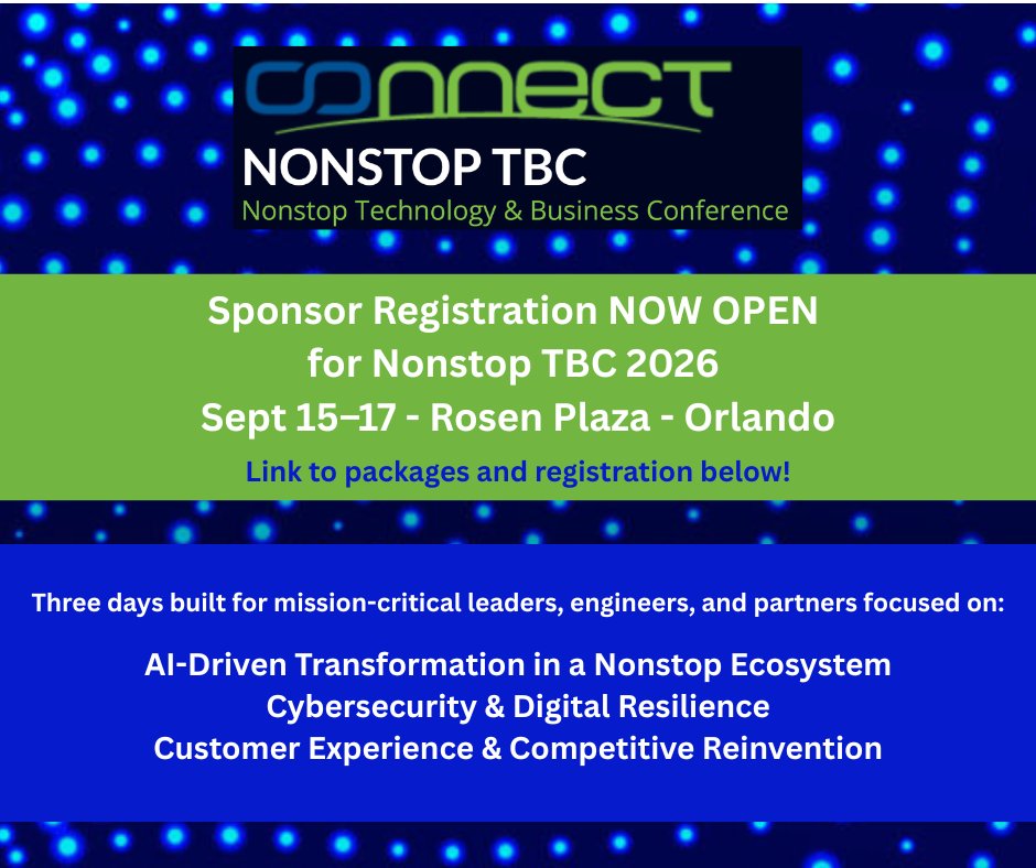 Connect2NonStop tweet media