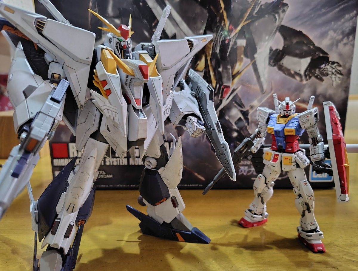 夜更かしして、ガンプラ製作。 #クスィーガンダム メッサー、グスタフ