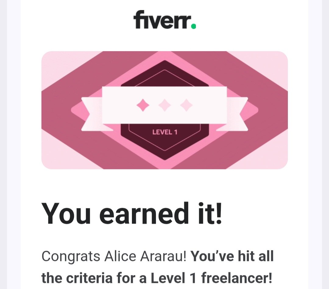 AliceArarau29's tweet image. Level 1 on Fiverr unlocked! 🎉
​The goal? Eliminate Visual Friction Tax for every client.
​Scaling high-ticket branding and helping founders command the capital they deserve. The marathon to financial independence continues. Let’s build. 
​#VisualAuthority #Fiverr #BrandIdentity