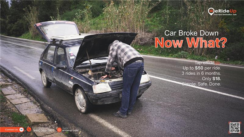eRideUp's tweet image. Car broke down? 
Stay moving with eRideUp.

Fast, reliable rides when you need them most.

📞 (888) 202-2807
📧 info@erideup.com

#eRideUp #RideSafe #RoadsideSupport #StayMoving
