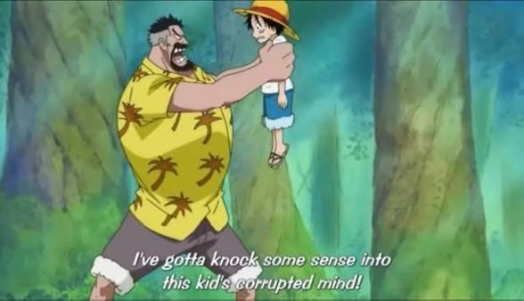 Leaving a kid with a sword in his body on the verge of death is not like disciplining a kid to not destroy his future.