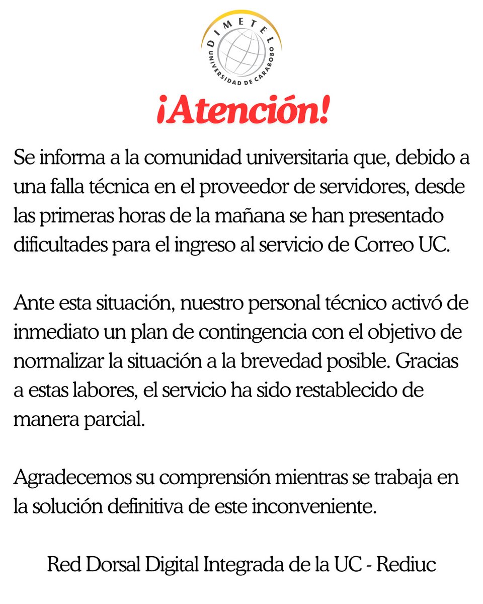 REDIUC Univ.Carabobo tweet media