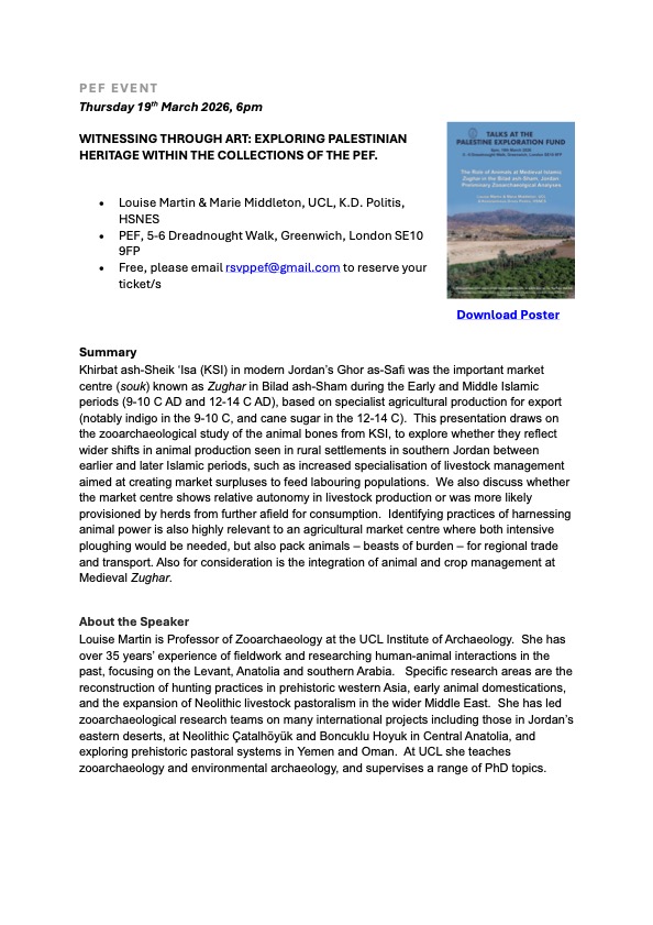 Palestine Exploration Fund tweet media