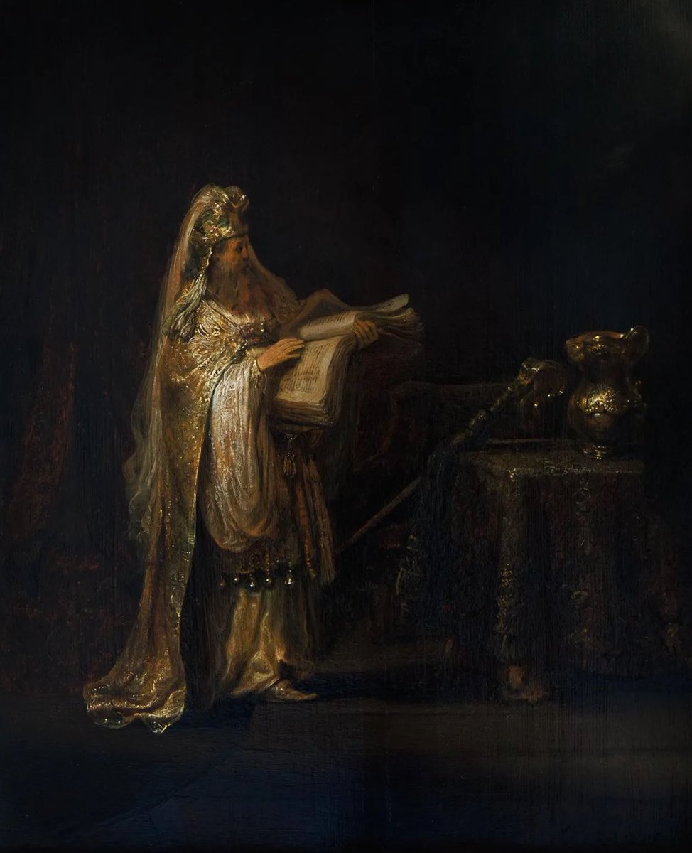 The Vision of Zechariah in the Temple (1633), by Rembrandt van Rijn