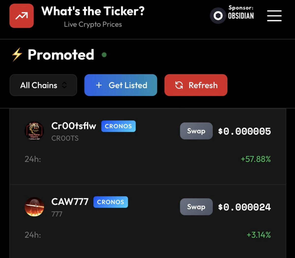 What’s the Ticker ? tweet media