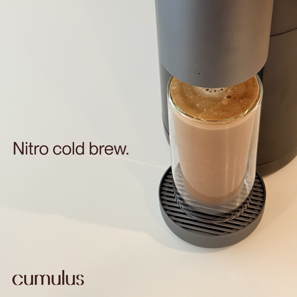 Cumuluscoffee's tweet photo. Cold brew. Nitro. Espresso. Three café-quality drinks, one machine, zero hassle. Ready in under 60 seconds.