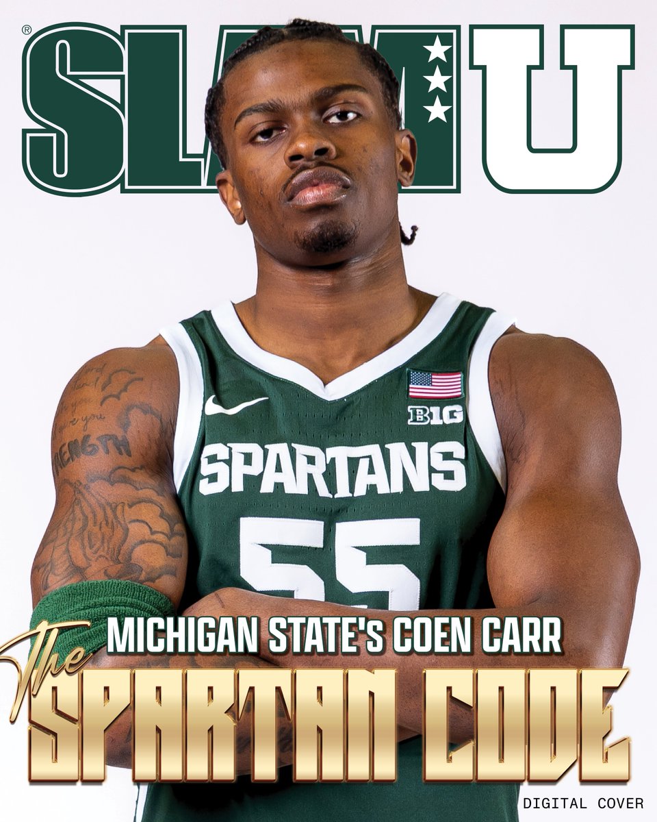 The viral dunks shake all of East Lansing, but it’s grit and relentless hunger that define Coen Carr as a Spartan. Flight 55 for SLAMU.

✈️ slam.ly/msu